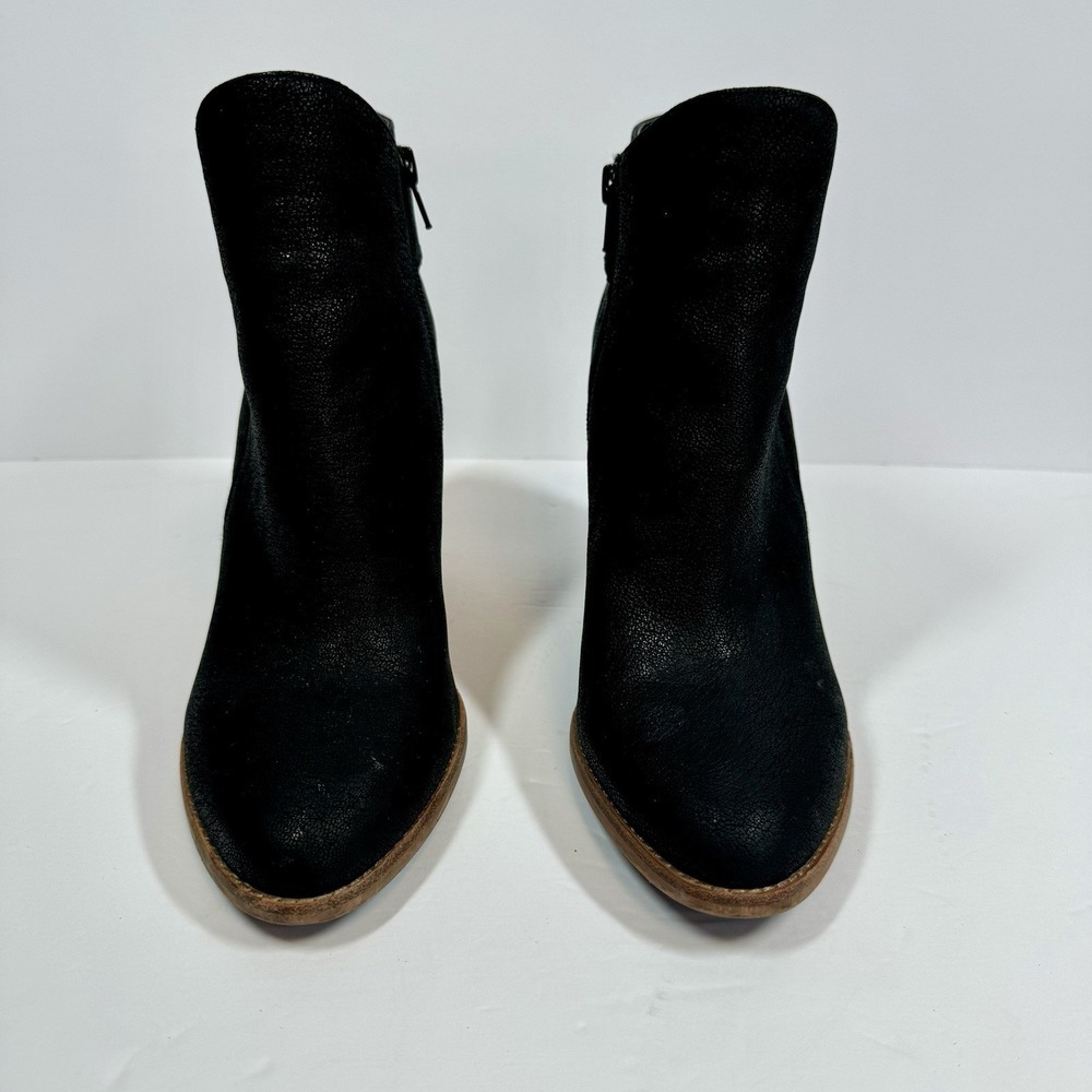 Vince Camuto Women's Linford Boot Block Heel Black Leather Bootie Tassel Sz 9M - Picture 9 of 12